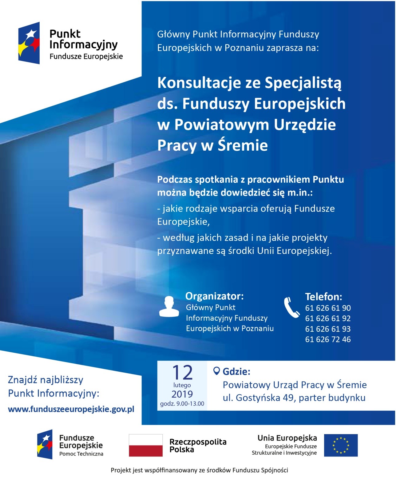 plakat - konsultacje EFS 12.02.2019